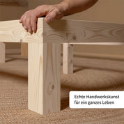 Zirbenholzbett YARON - straight