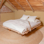 Massivholzbett NOOMY mit Unterbettkasten