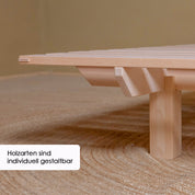 Massivholzbett NOOMY mit Unterbettkasten