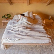 Massivholzbett NOOMY mit Unterbettkasten