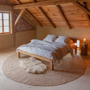 Massivholzbett YARON - straight