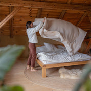 Massivholzbett YARON - straight