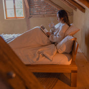 Massivholzbett YARON - straight