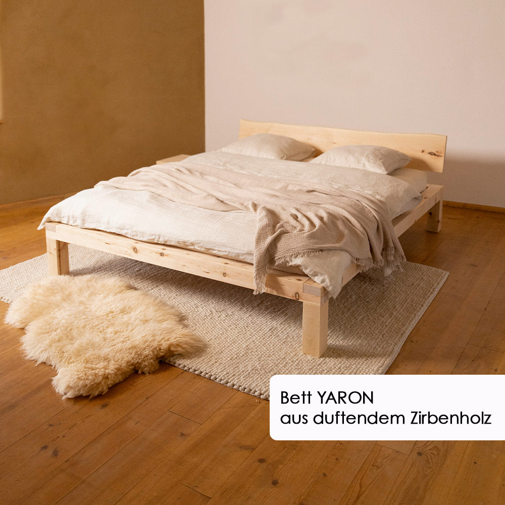Zirbenholzbett YARON - curve