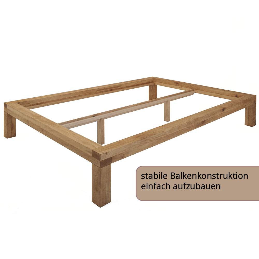 Massivholzbett YARON - pure