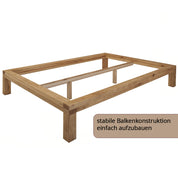 Massivholzbett YARON - pure