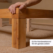 Massivholzbett YARON - curve