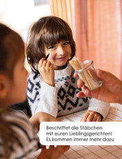 Speiseplan | Holz beige | eckig