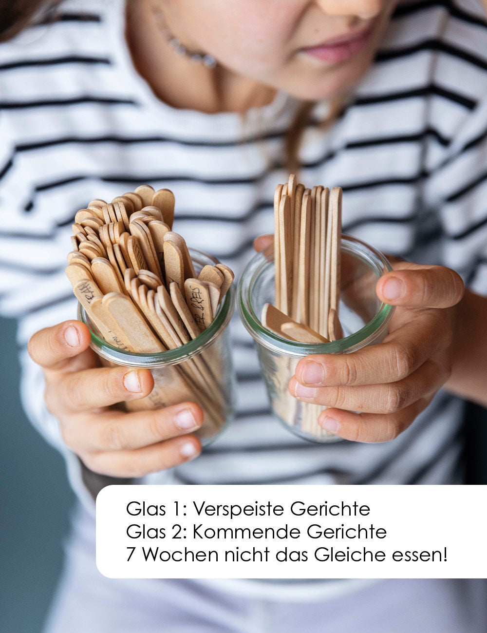 Speiseplan | Holz beige | eckig