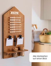 Speiseplan | Holz Eiche | Hausform