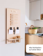 Speiseplan | Holz Multiplex | eckig