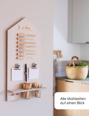 Speiseplan | Holz beige | Hausform