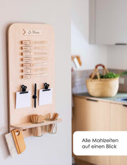 Speiseplan | Holz Multiplex | runde Ecken