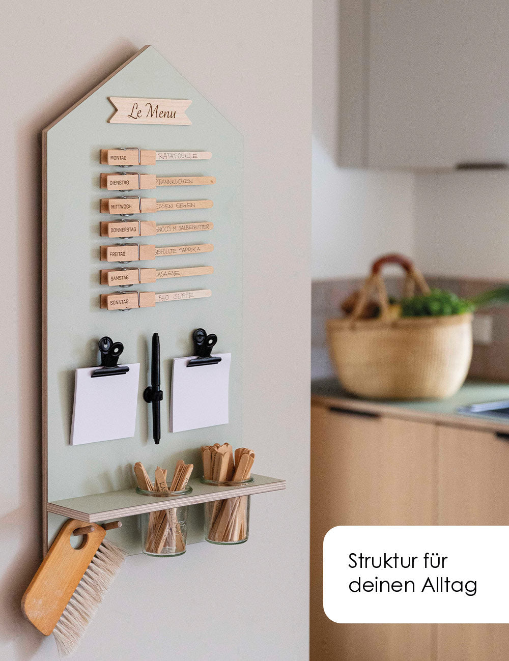 Speiseplan | Holz salbei | Hausform