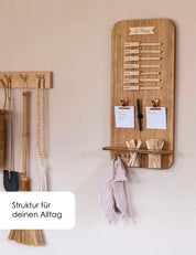 Speiseplan | Holz Eiche | runde Ecken