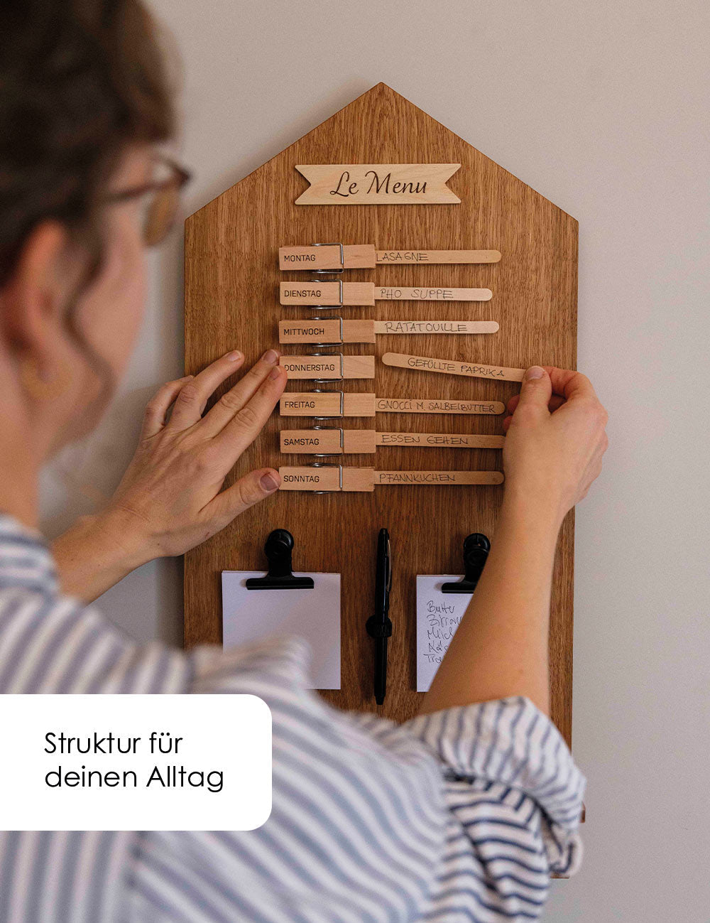 Speiseplan | Holz Eiche | Hausform