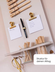 Speiseplan | Holz beige | runde Ecken