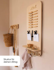 Speiseplan | Holz Multiplex | runde Ecken