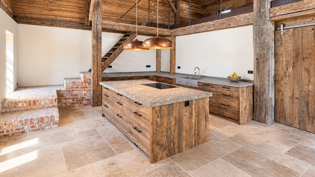 Küche in altem Bauernhof