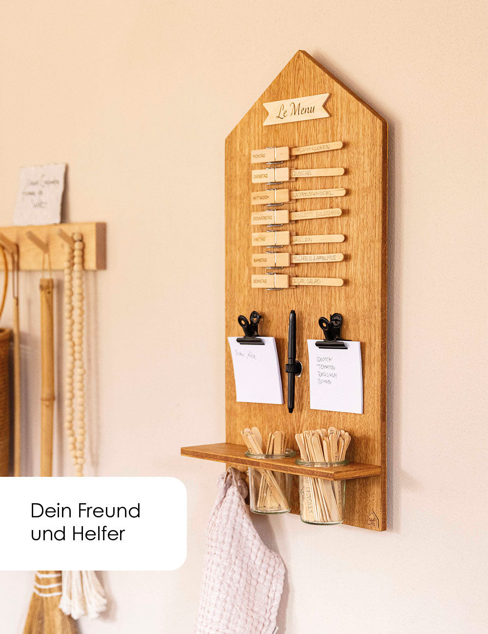 Speiseplan | Holz Eiche | Hausform