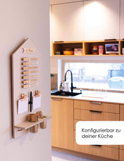 Speiseplan | Holz beige | Hausform