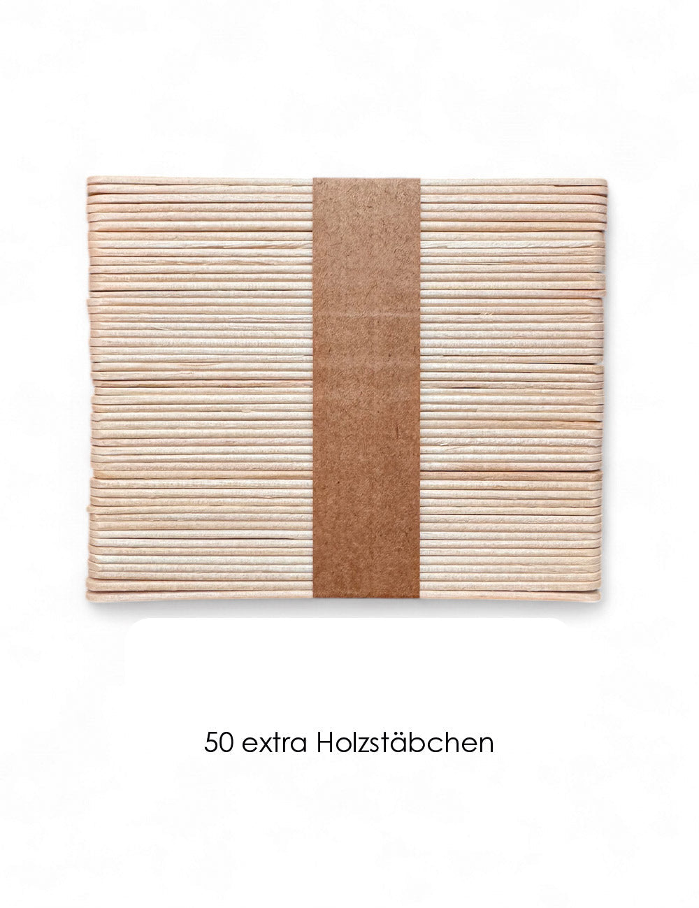 50 extra Holzstäbchen