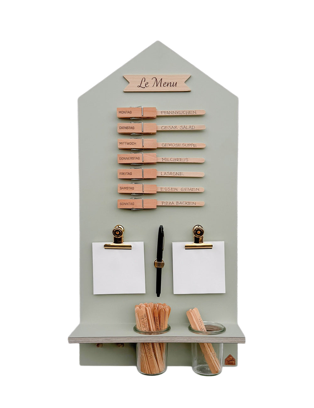 Speiseplan | Holz salbei | Hausform