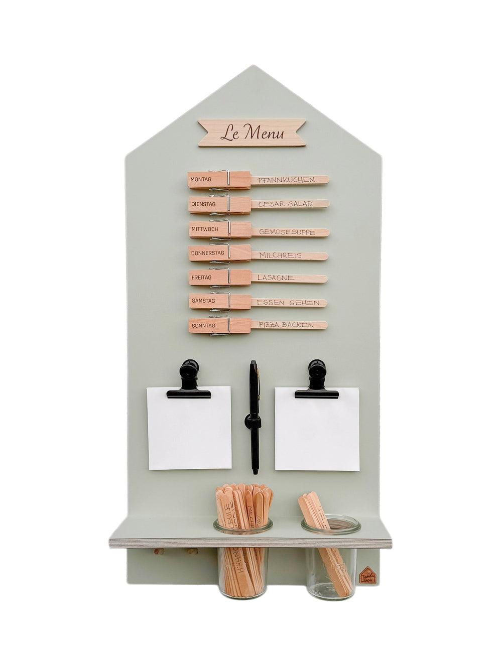 Speiseplan | Holz salbei | Hausform