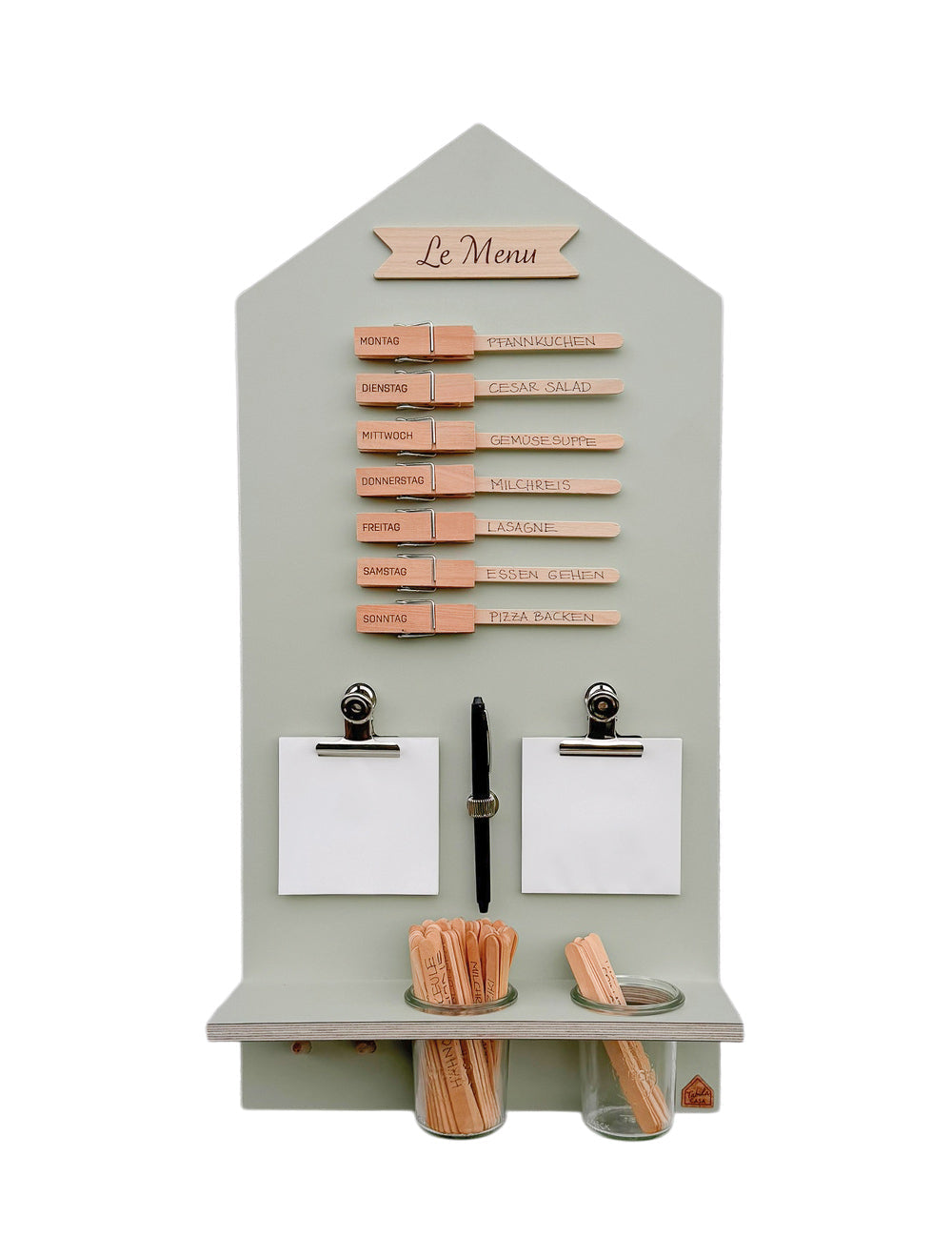 Speiseplan | Holz salbei | Hausform