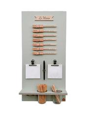 Speiseplan | Holz salbei | eckig